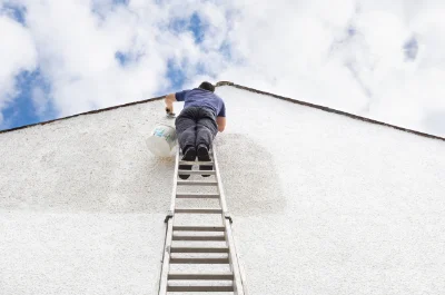 Peinture extérieure à la Buissière — façades et ravalement